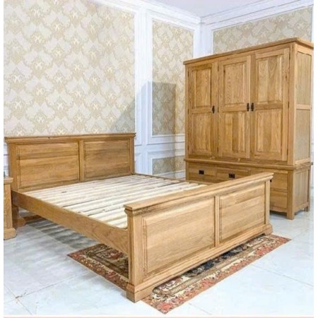 French - BR08 : Trọn Bộ Phòng Ngủ Gỗ Sồi - 6 Món